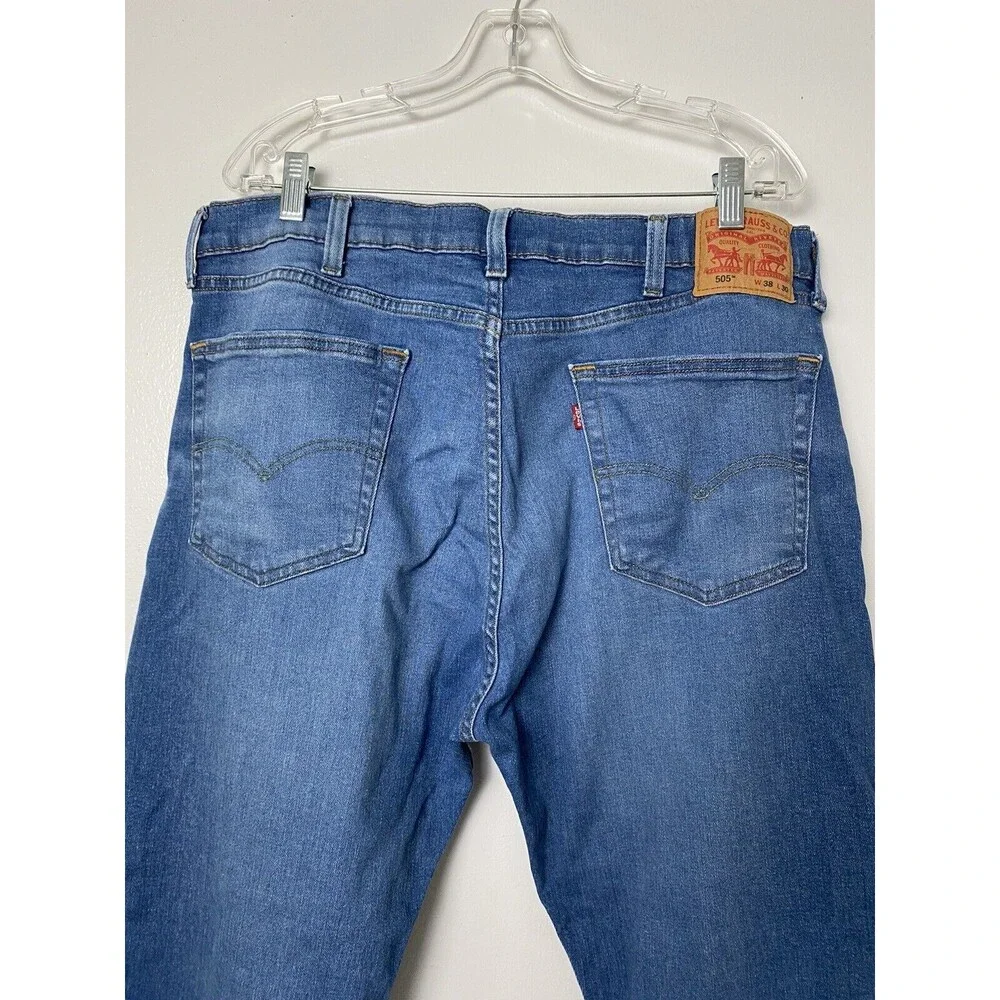 Levi Strauss & Co Jeans 505  Men W38 x L30 Straight Blue Denim